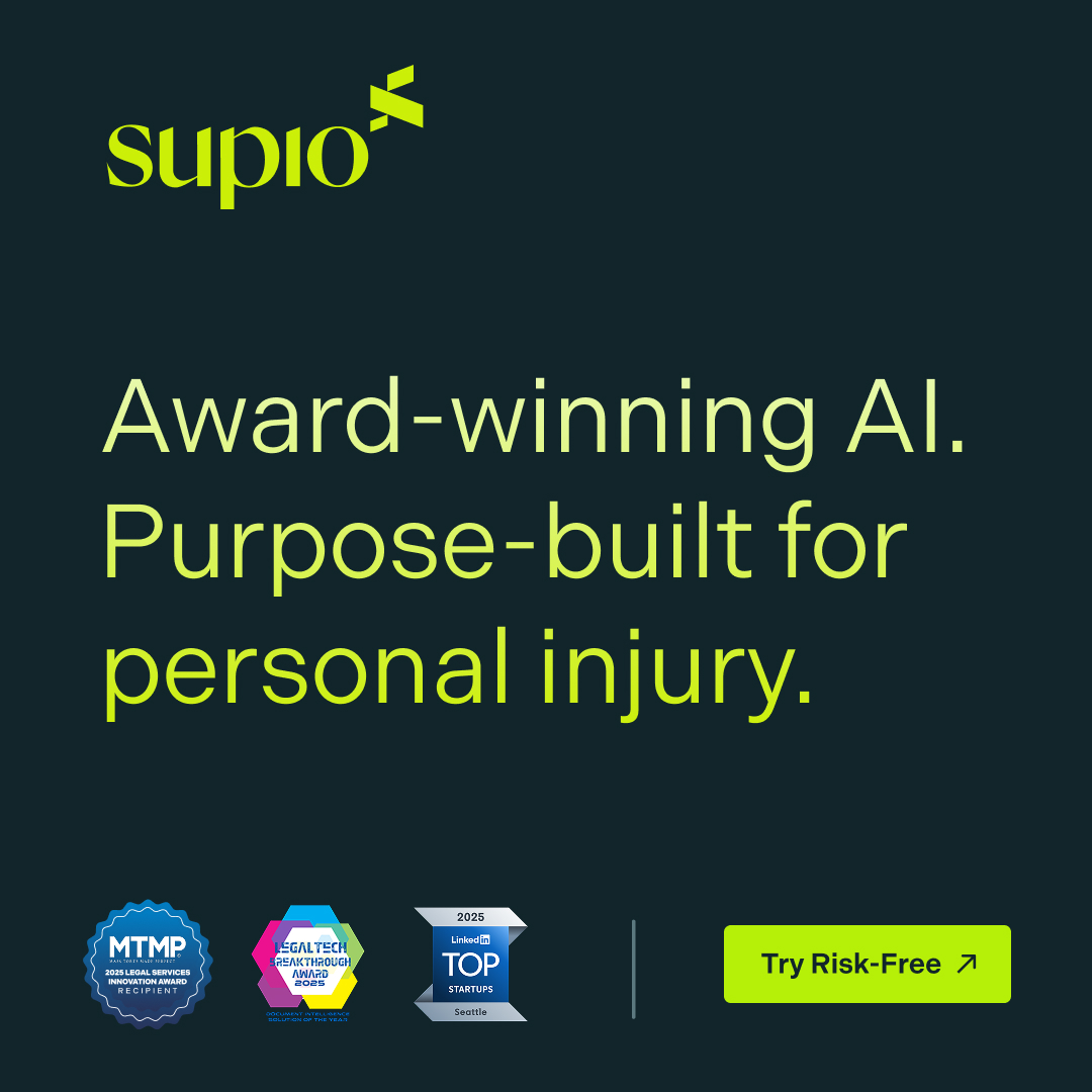 Supio Legal AI Facebook ad