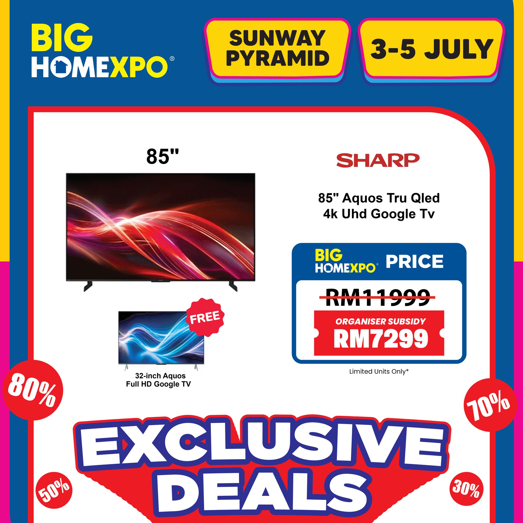 BIG HOME Expo Facebook ad: ๐ด๐ฑ + ๐ฏ๐ฎ ๐ง๐ฉ ๐ข๐ก๐๐ฌ ๐ฅ๐ ๐ณ๐ซ๐ซ๐ซ