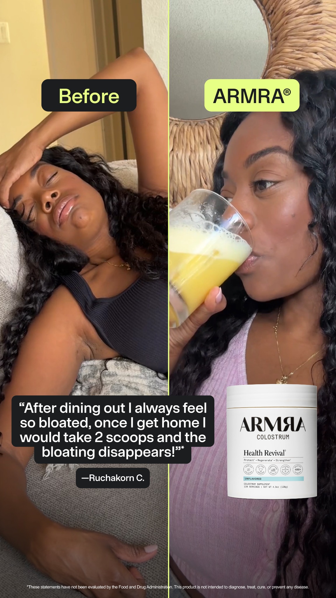 ARMRA Facebook ad