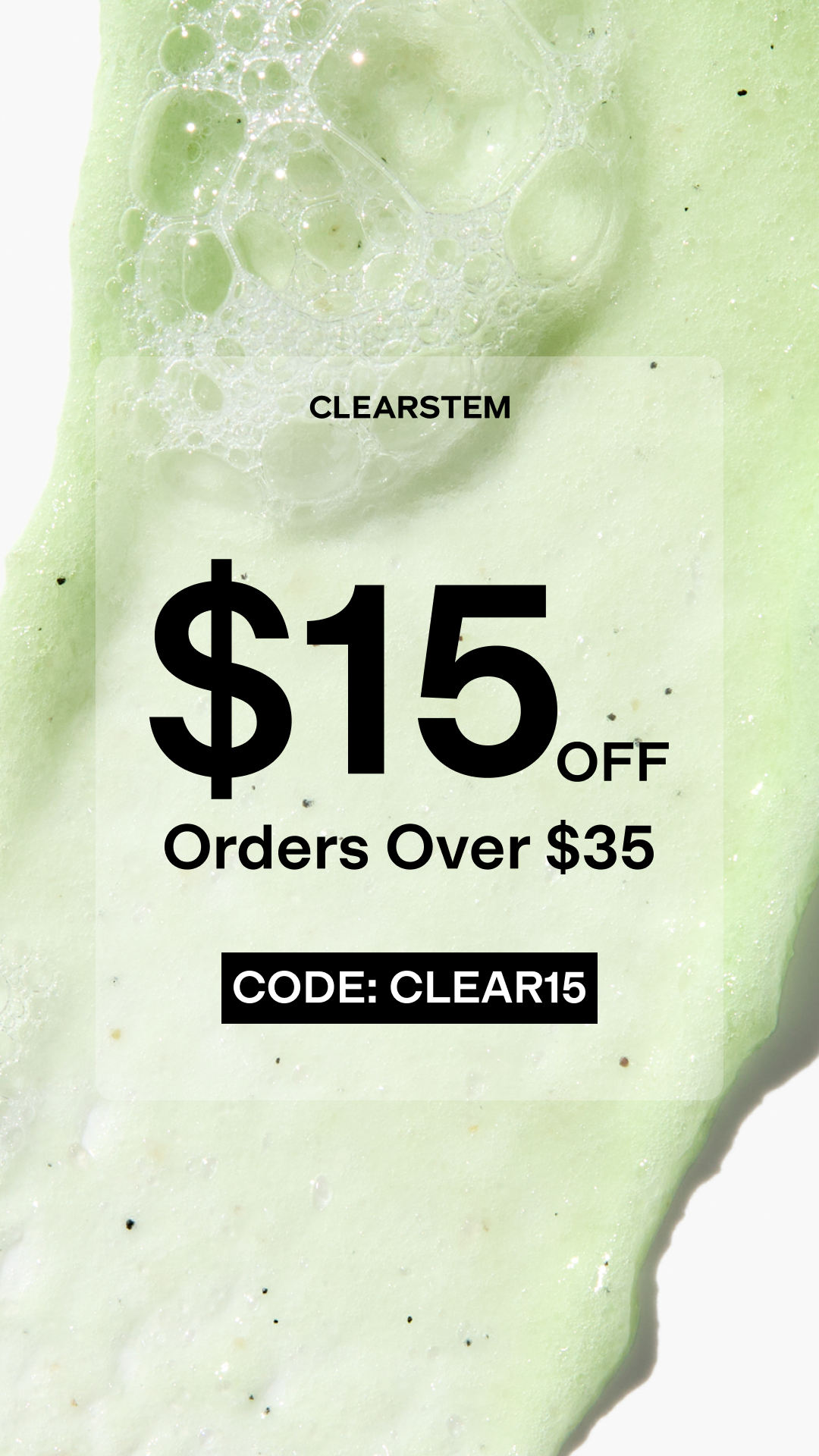 CLEARSTEM Skincare Facebook ad