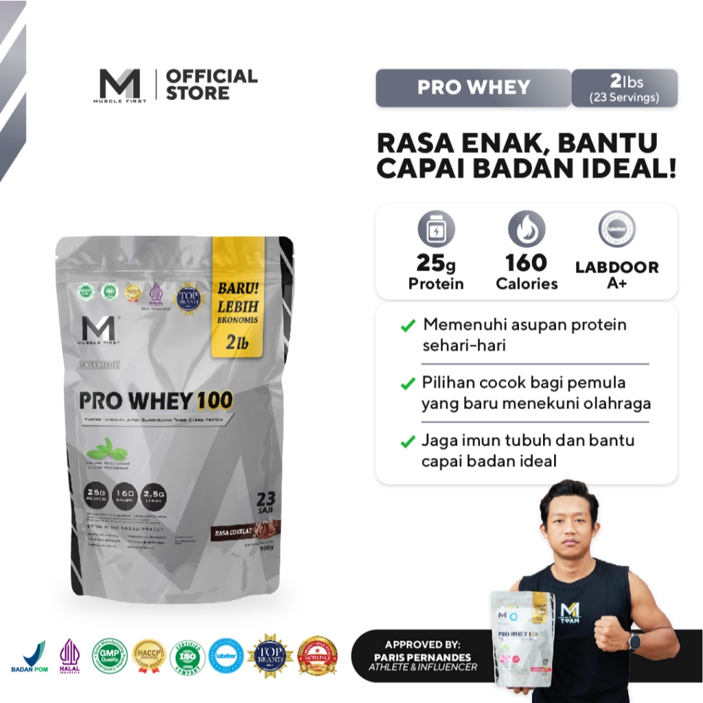 Musclefirst.co.id Facebook ad: Diskon up to 35% + Ekstra Voucher Up…