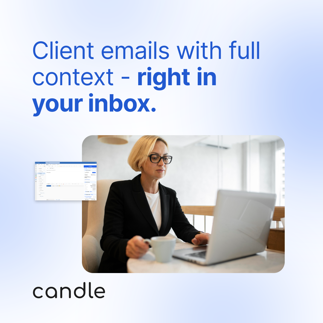 Candle AI Facebook ad: Your CMS, Now Inside Your Inbox