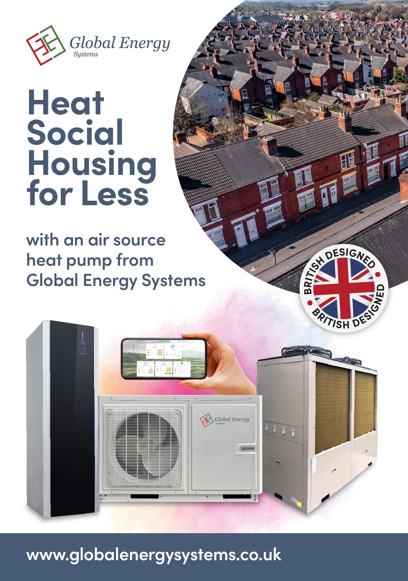 Global Energy Systems Limited Facebook ad: Low-Carbon Heating Solutions for Social Housing