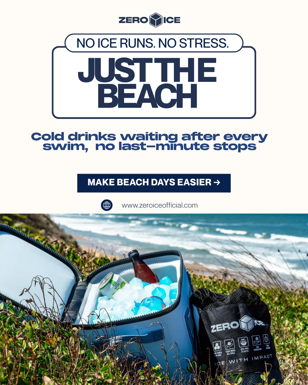ZERO ICE Facebook ad