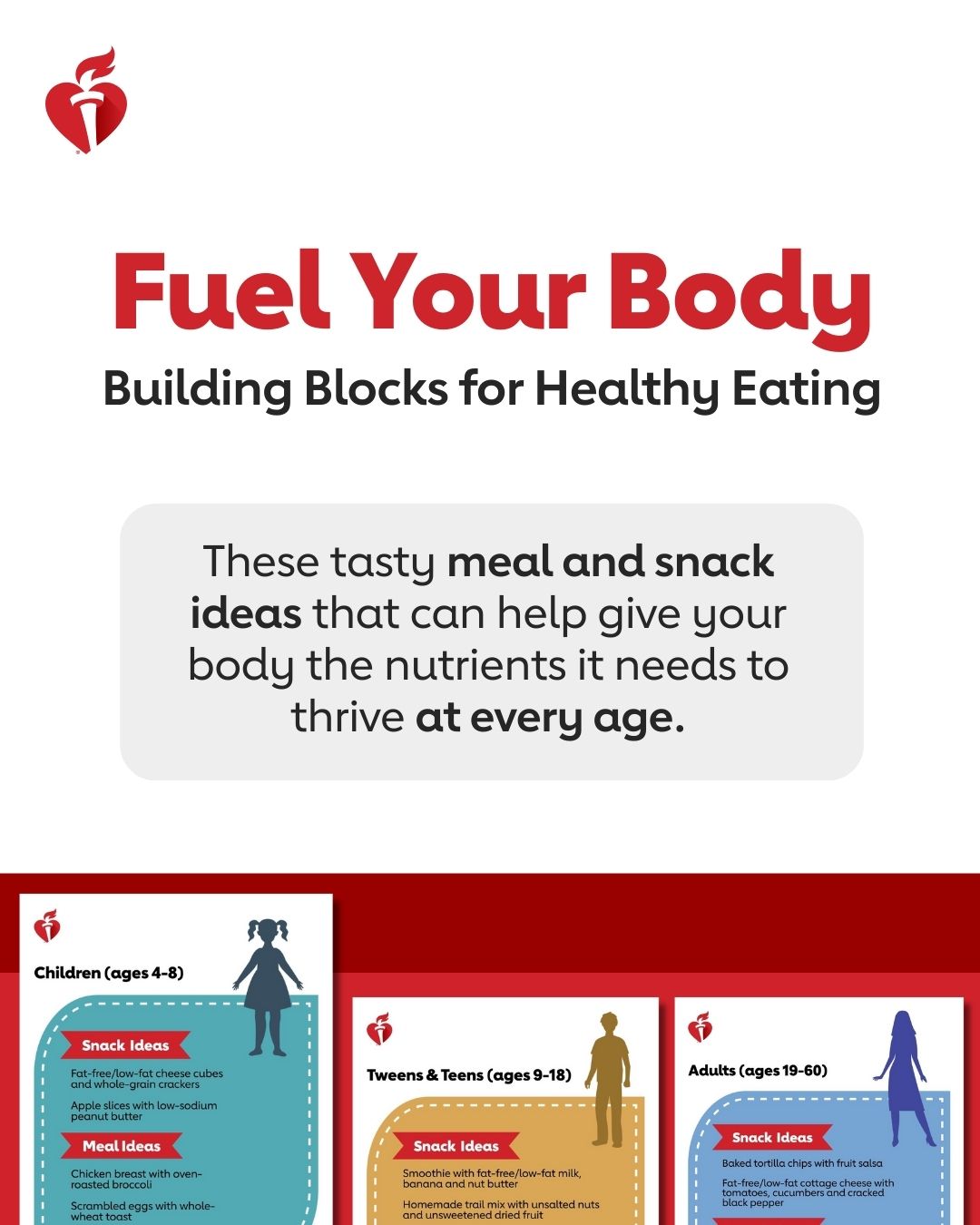 American Heart Association Facebook ad
