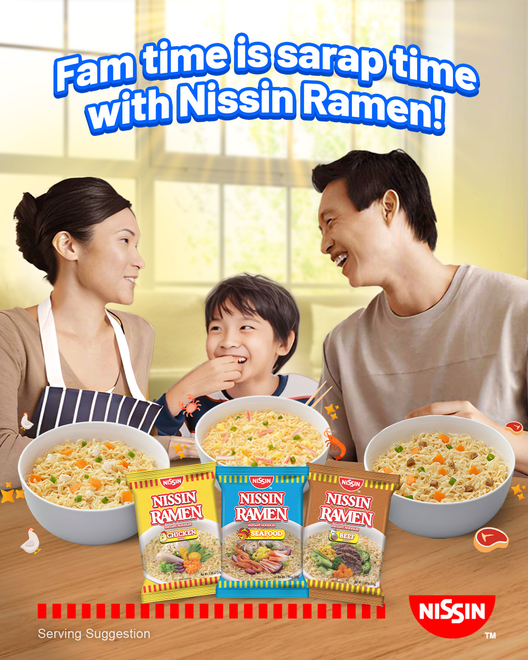 Nissin Instant Noodles Philippines Facebook ad