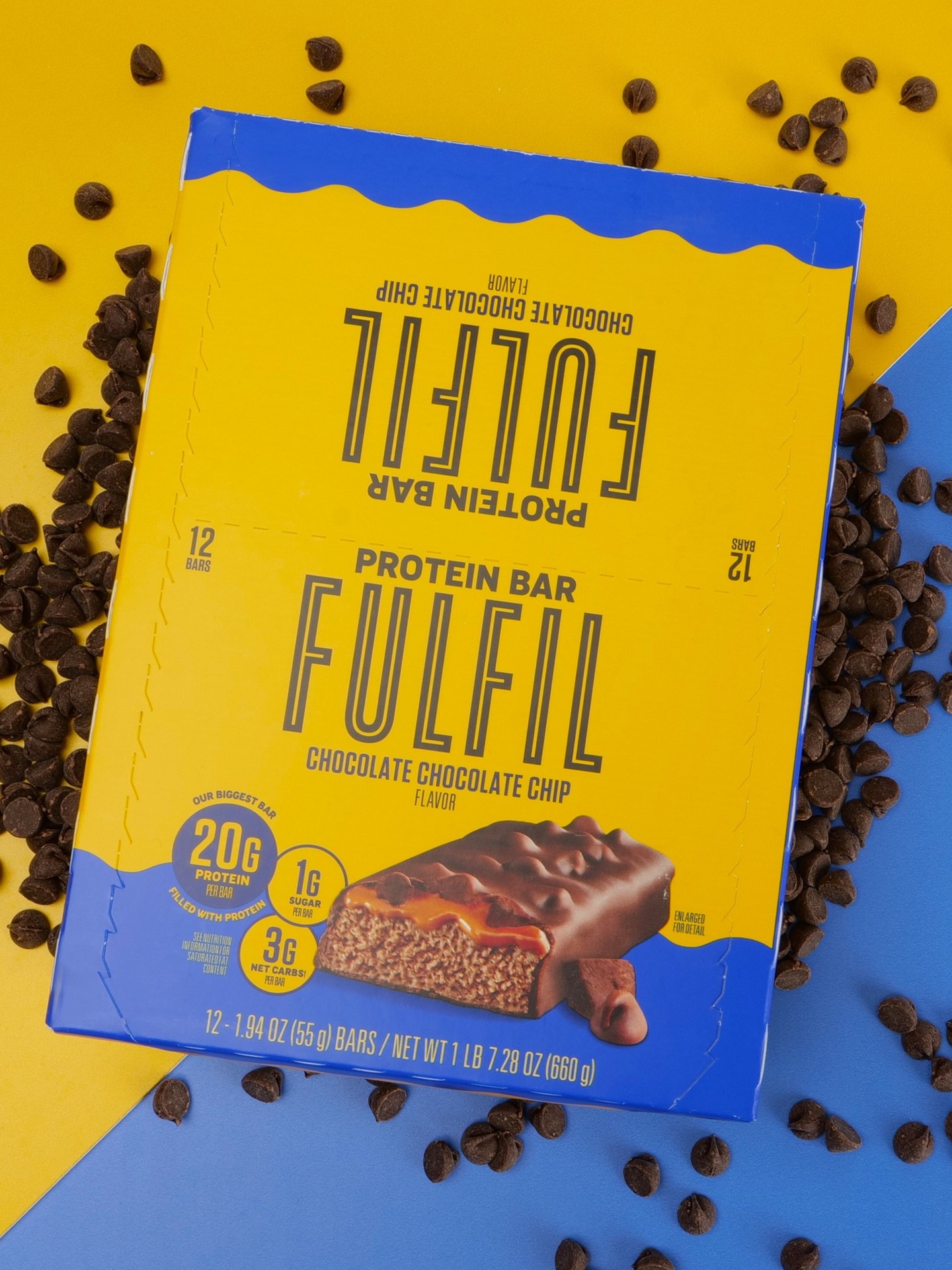 Fulfil Nutrition Facebook ad: Meet our chocolatiest bar yet - FULFIL Chocolate…