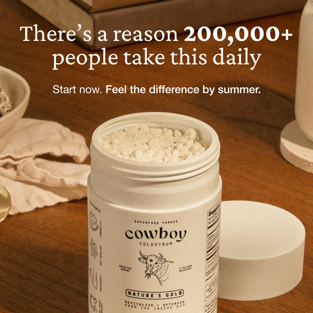 Cowboy Colostrum Facebook ad
