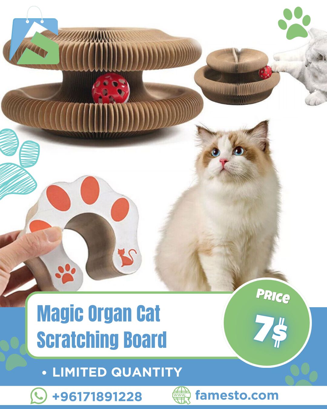 Famesto Facebook ad: New Pet Collection Alert!
