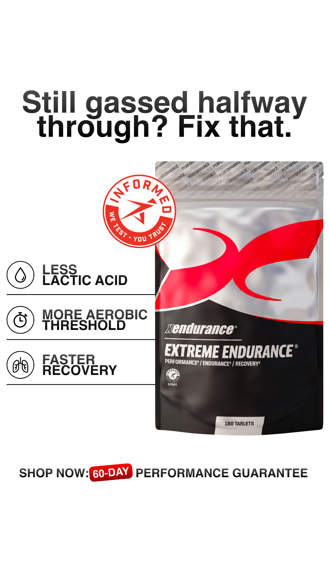 Xendurance Facebook ad from Jul 8, 2026