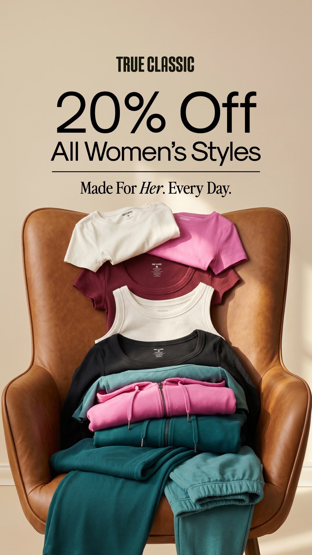 True Classic Women Facebook ad from Apr 30, 2026