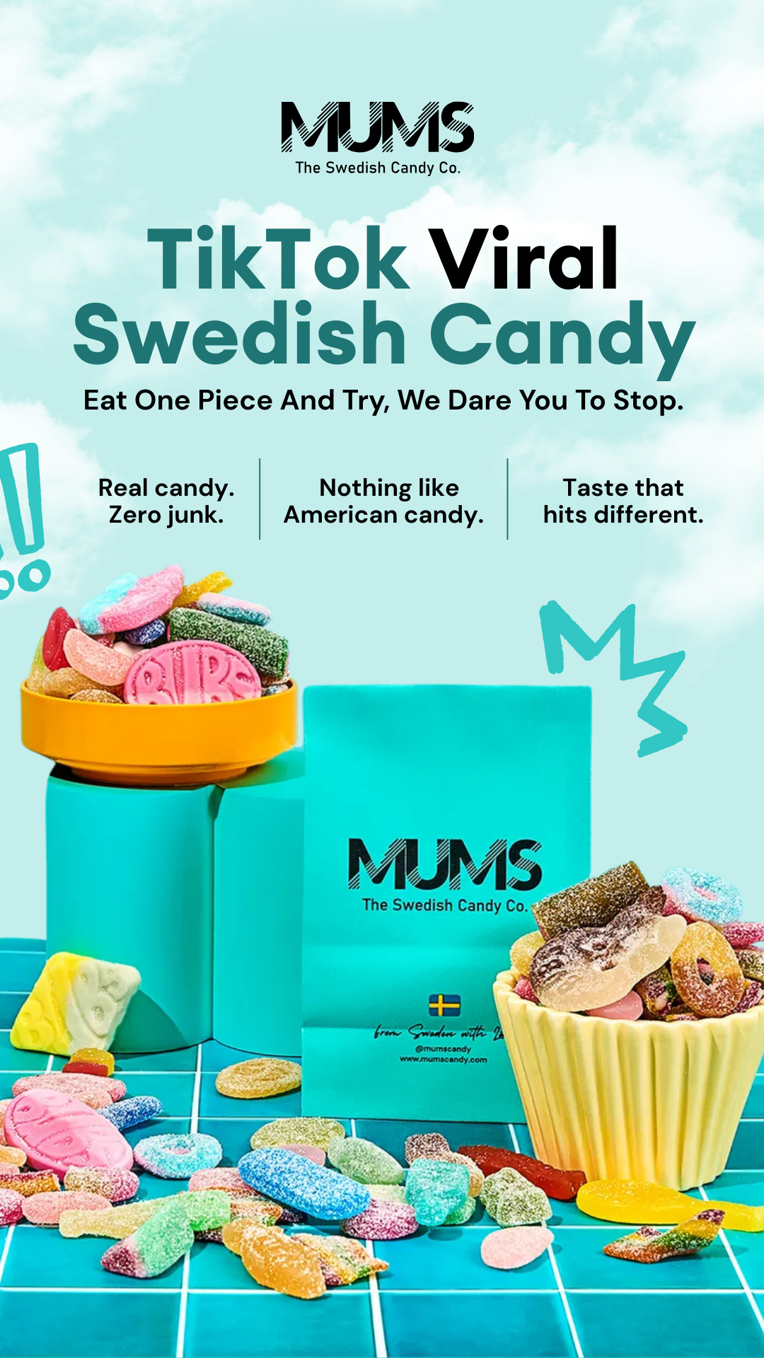 Mums - The Swedish Candy Co. Facebook ad