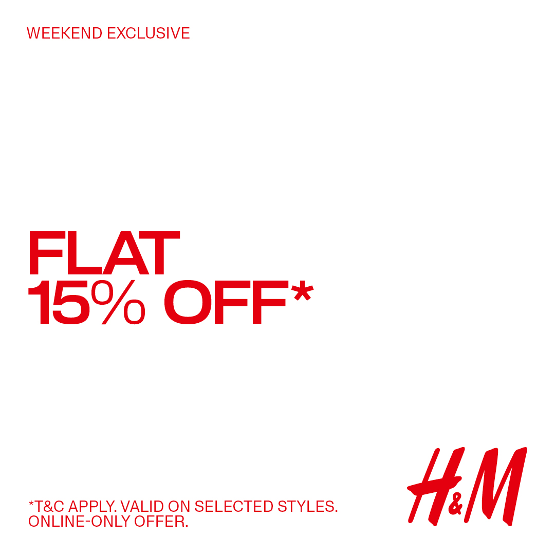 H&M Facebook ad: Loose Fit Zip-through hoodie