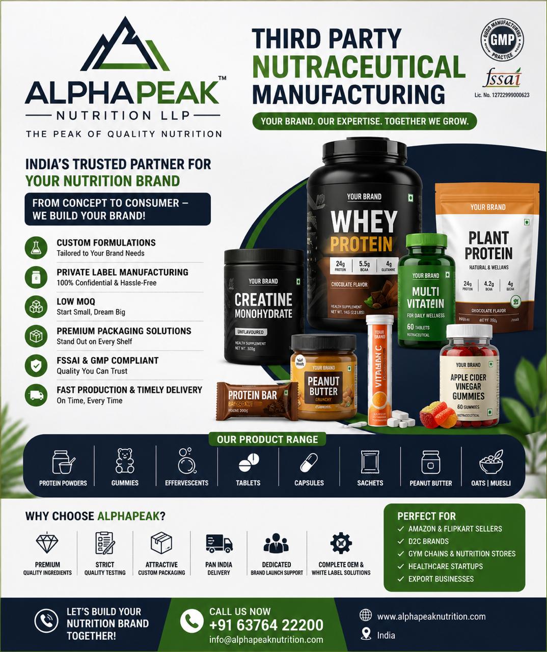 Alpha peak nutrition Facebook ad