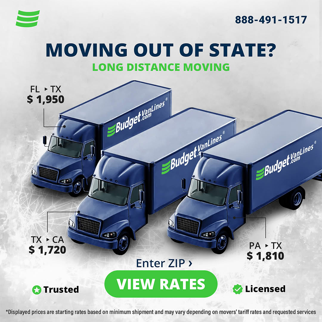 Budget Van Lines Facebook ad