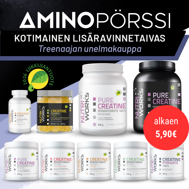 Aminopörssi Facebook ad from Mar 16, 2026
