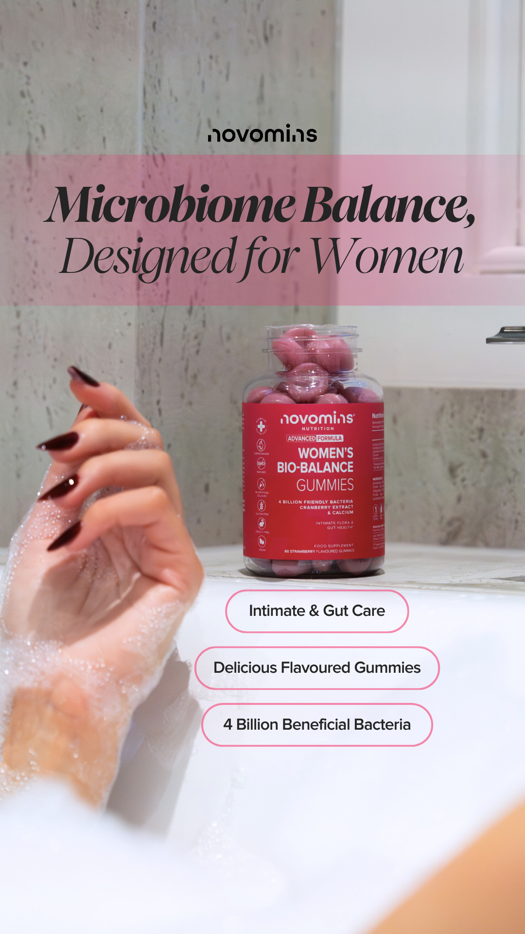 Novomins Nutrition Facebook ad