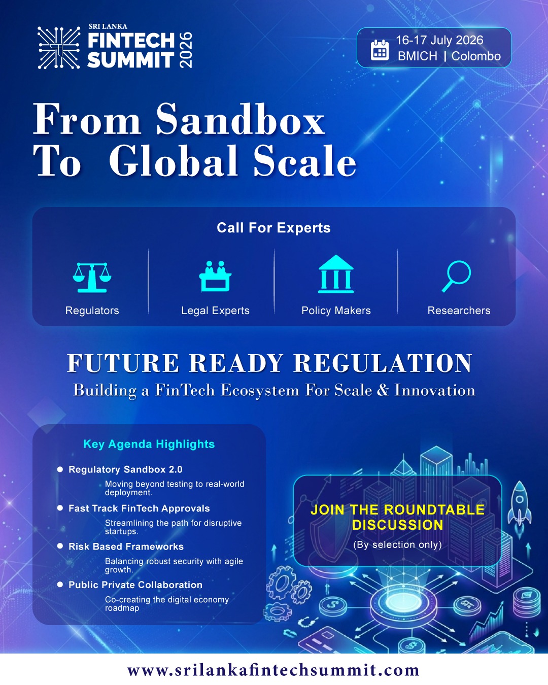 Sri Lanka FinTech Summit Facebook ad: Be Part of Sri Lanka’s FinTech Transformation