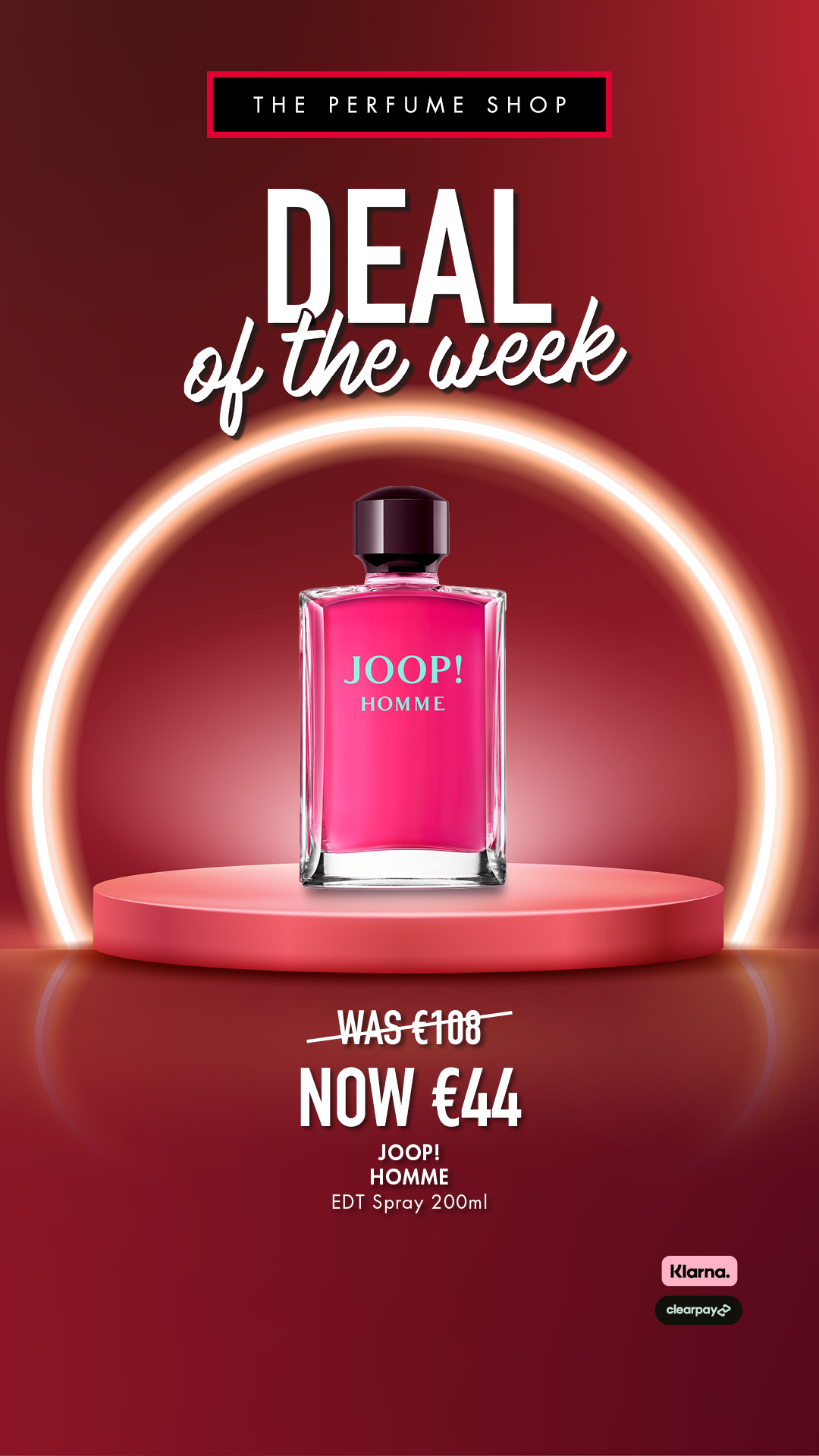 The Perfume Shop Facebook ad