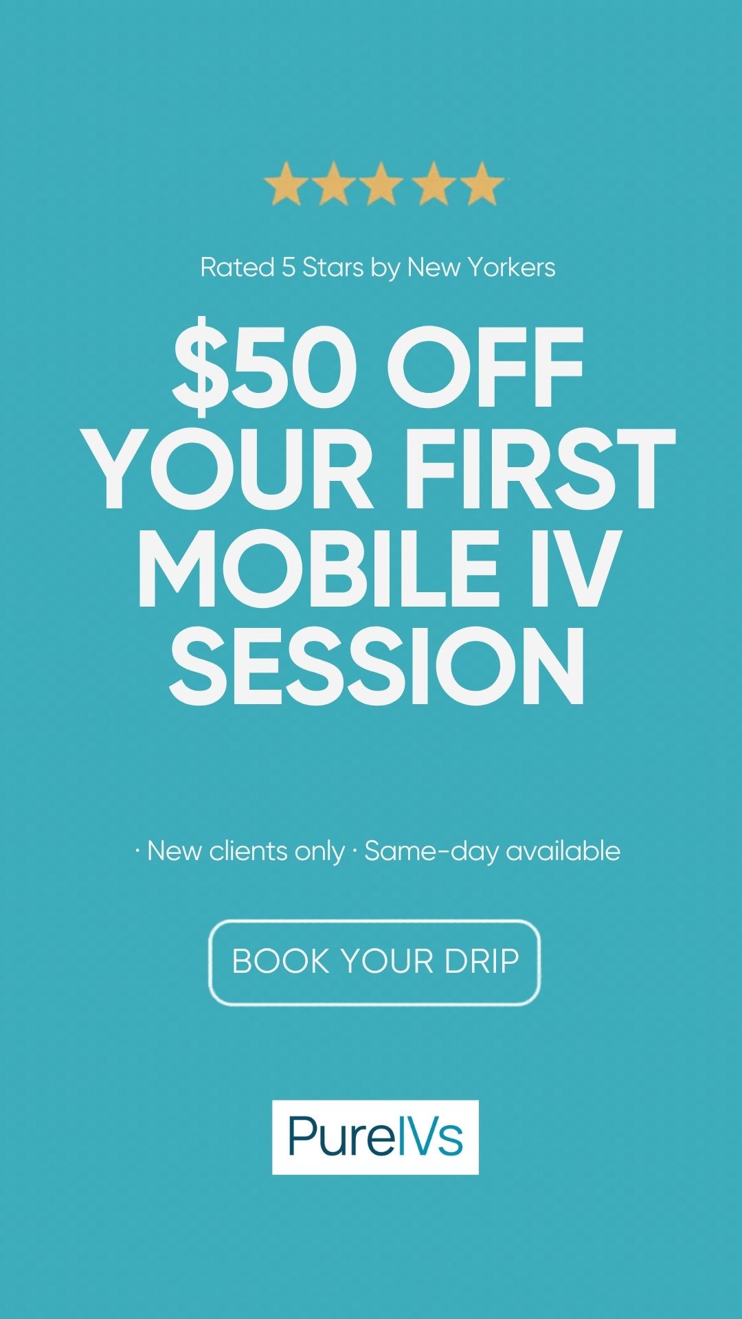 Pure Iv's Facebook ad from May 18, 2026