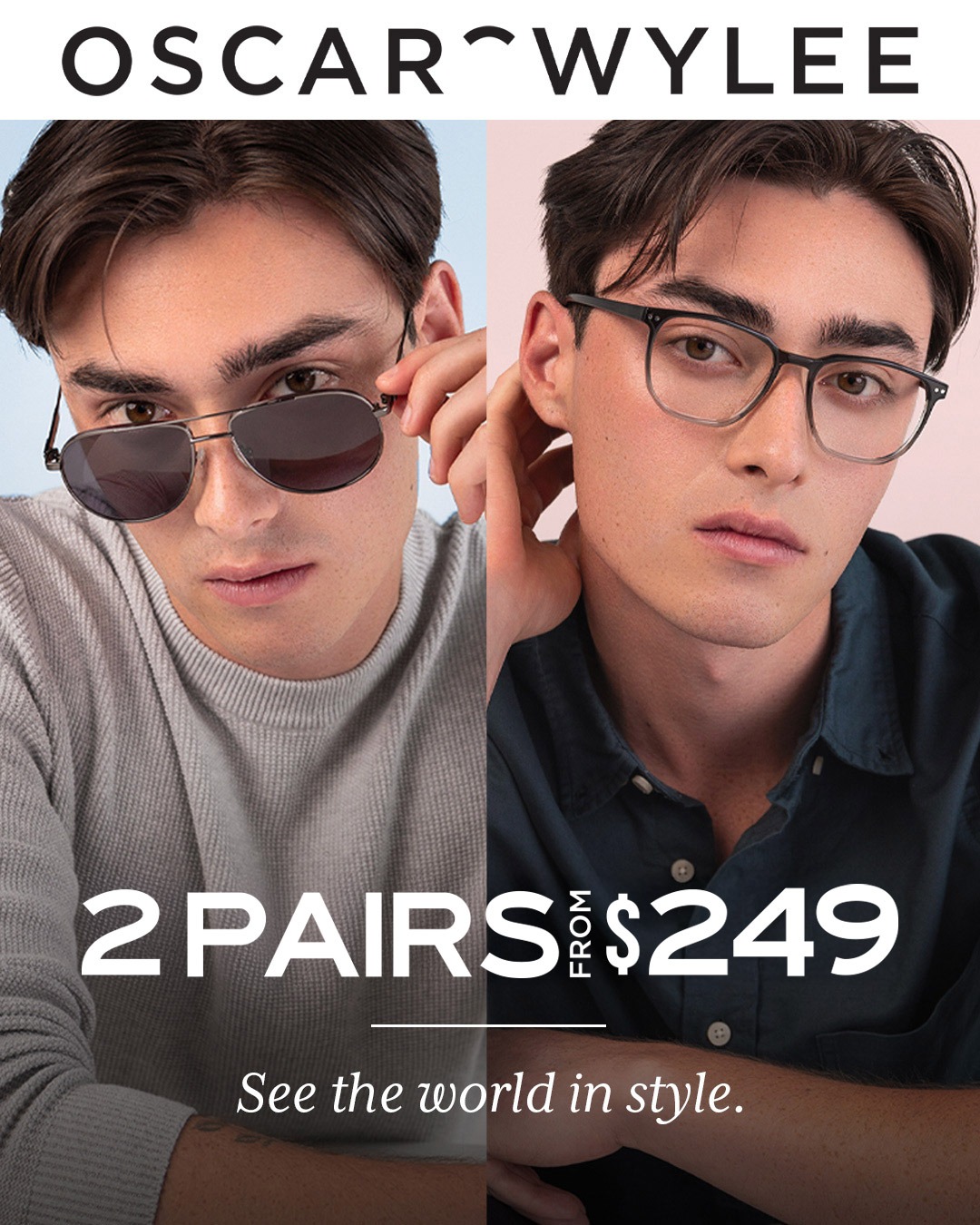 Oscar Wylee Eyewear Facebook ad