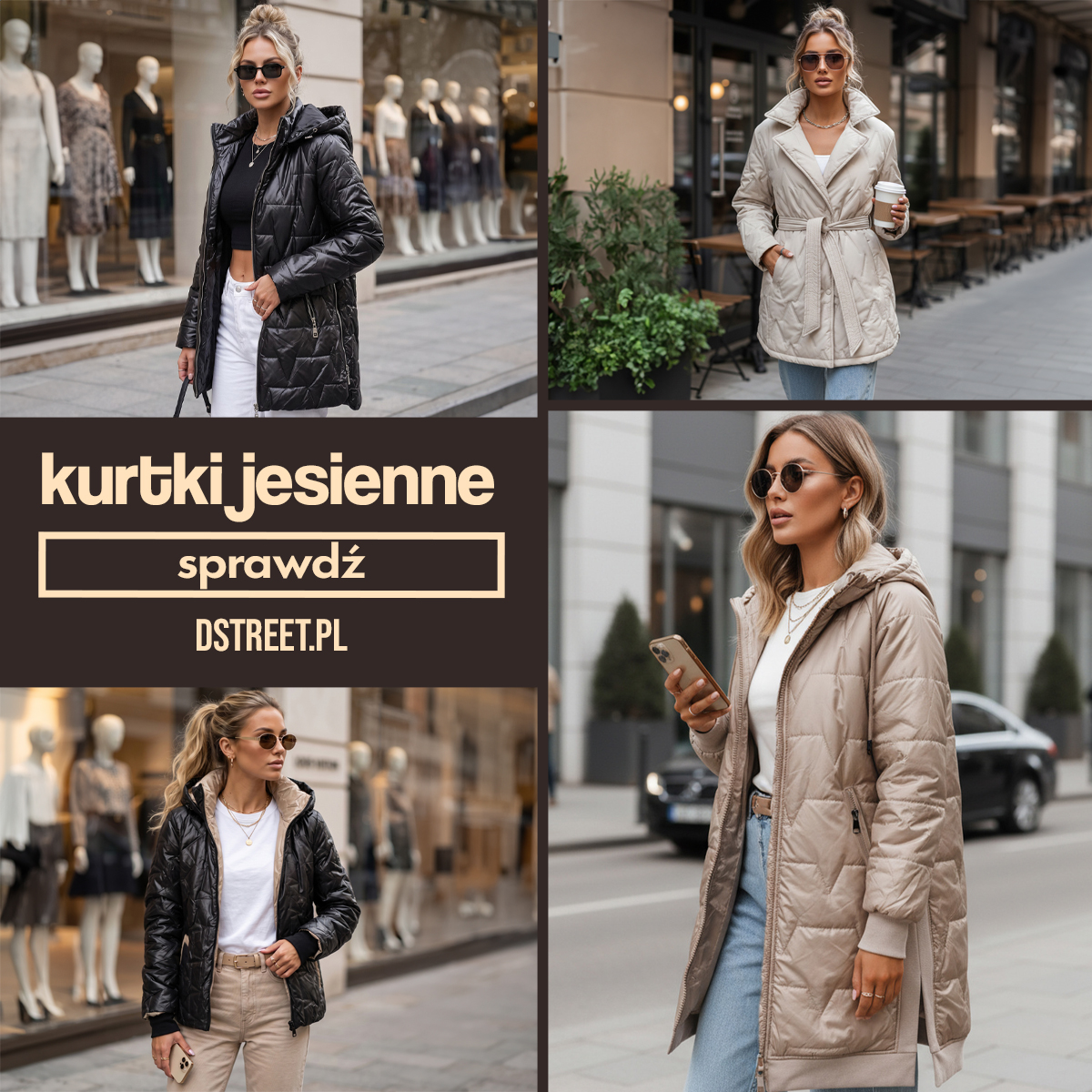Dstreet Facebook ad: Stylowe okrycia na chłodne dni