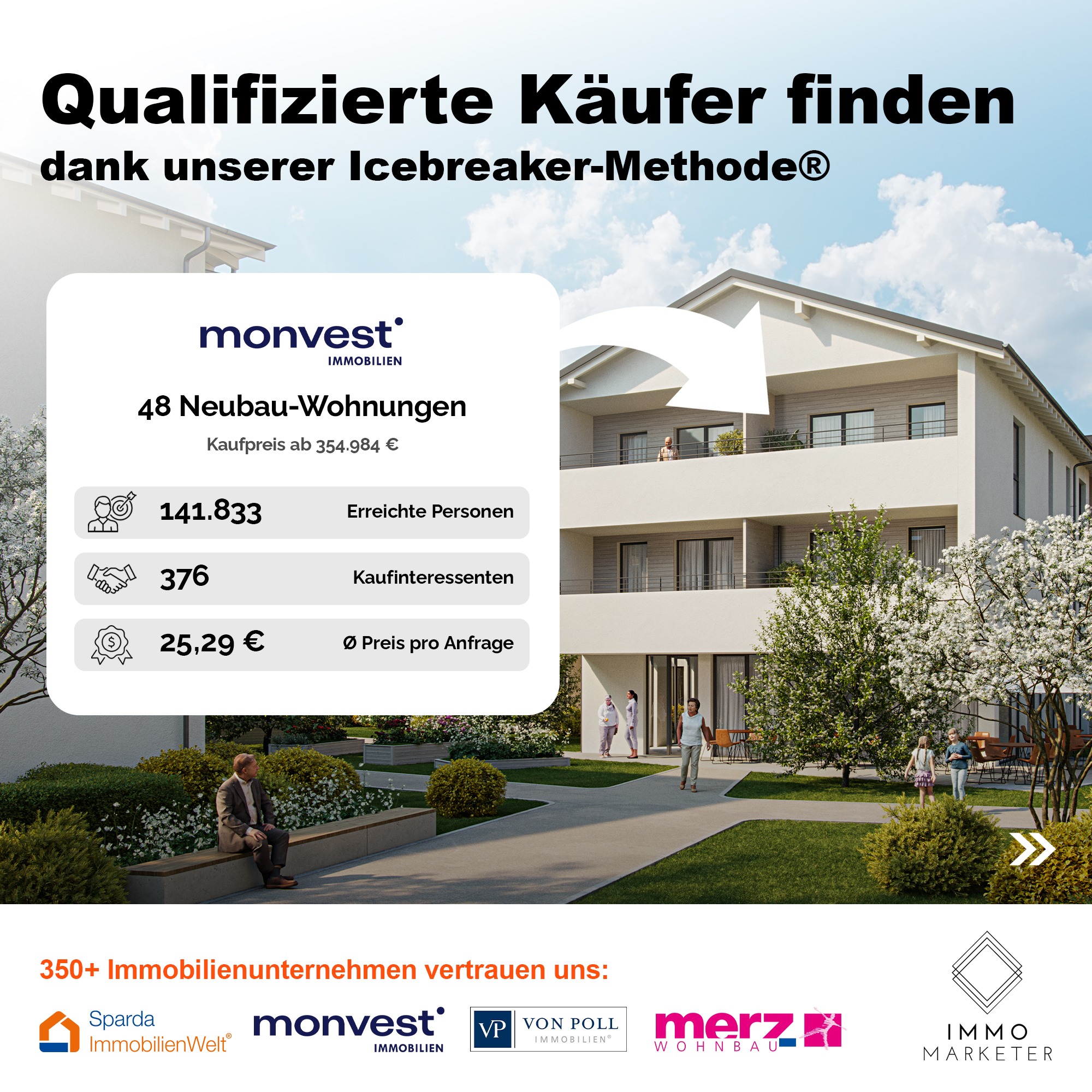 Immo-Marketer Facebook ad: Wieso erhalten diese smarten Bauträger, Makler und…