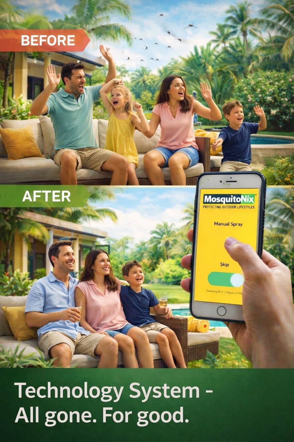 MosquitoNix South Florida Facebook ad: Stop Fighting Mosquitoes