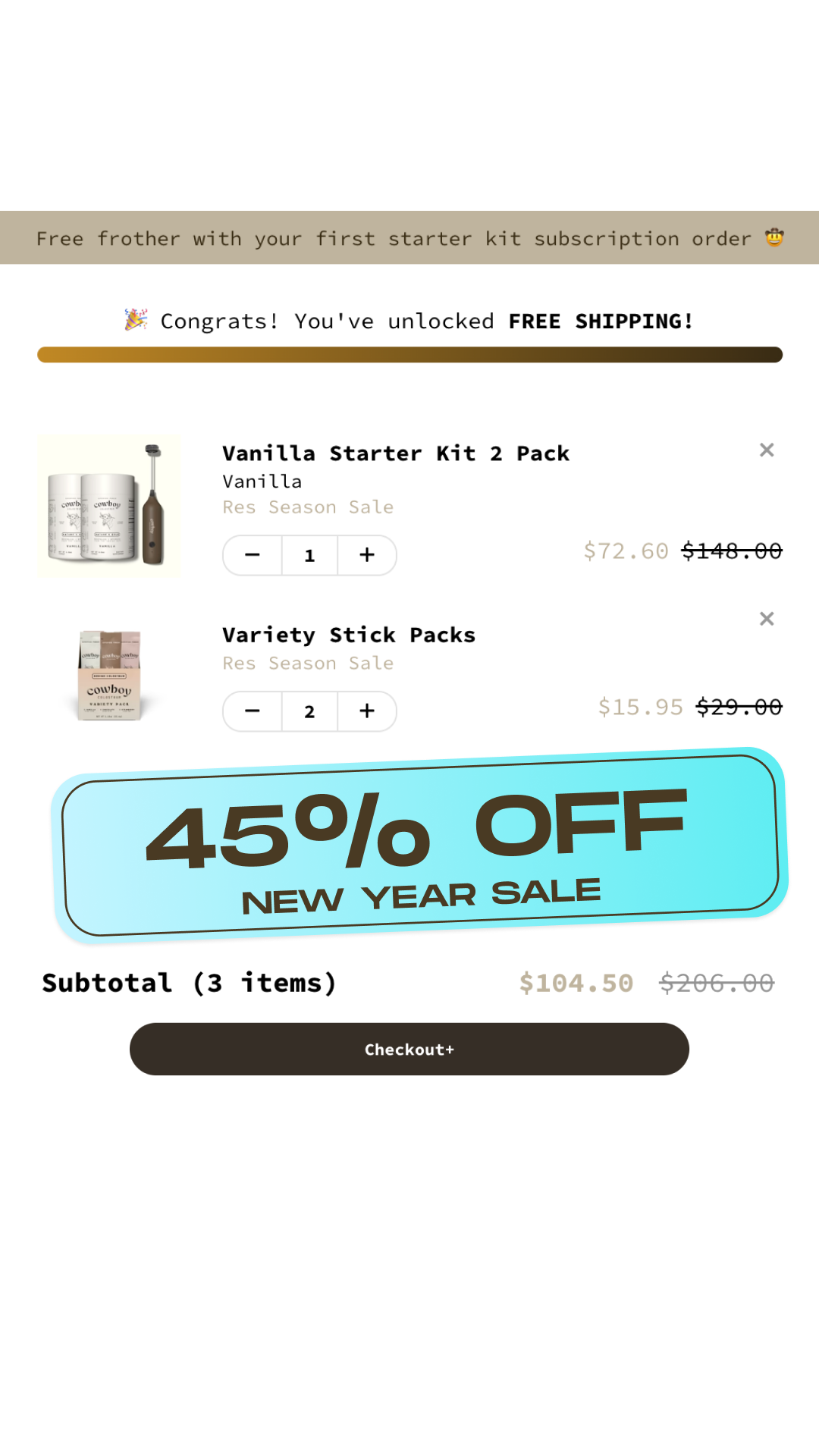 Cowboy Colostrum Facebook ad