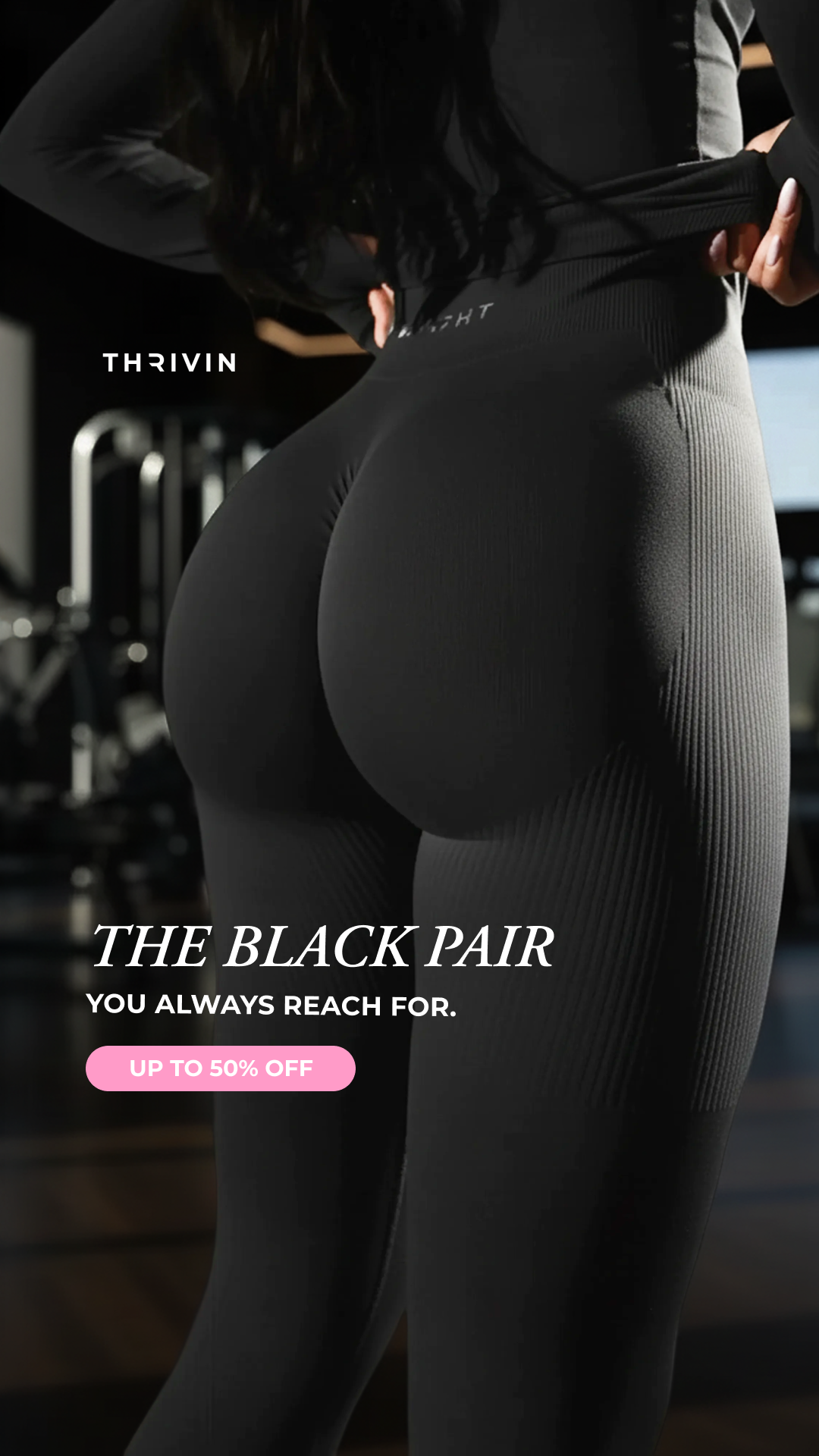Thrivingymwear Facebook ad