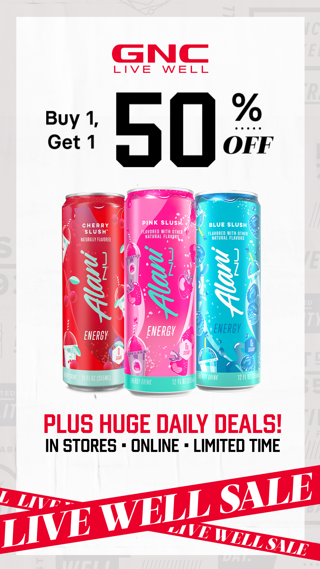 GNC Live Well Facebook ad