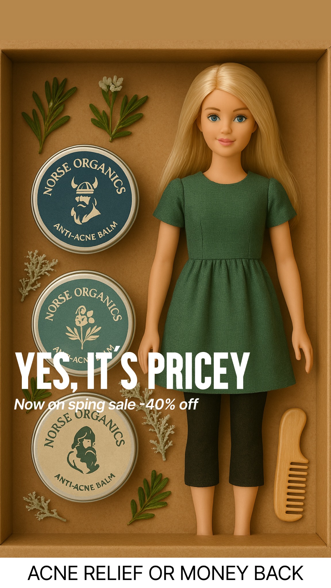 Norse Organics Facebook ad