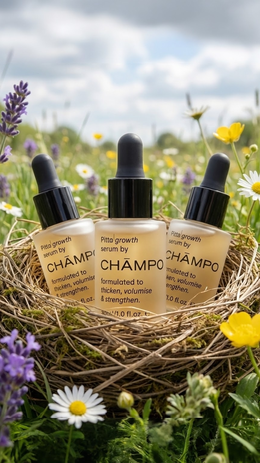 Chāmpo Haircare Facebook ad