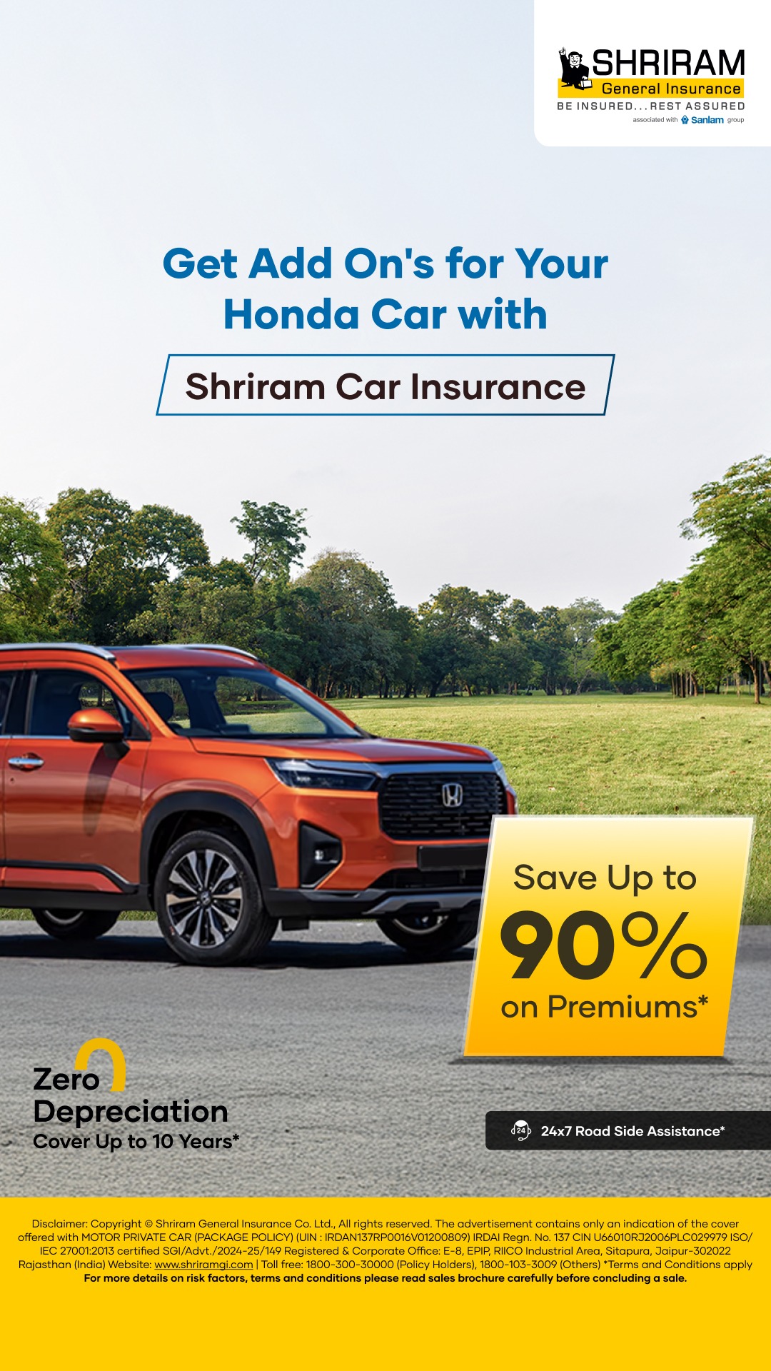 Shriram General Insurance Facebook ad