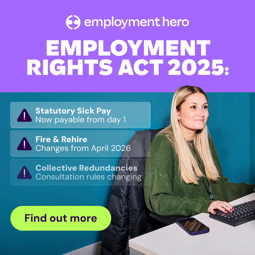 Employment Hero Facebook ad
