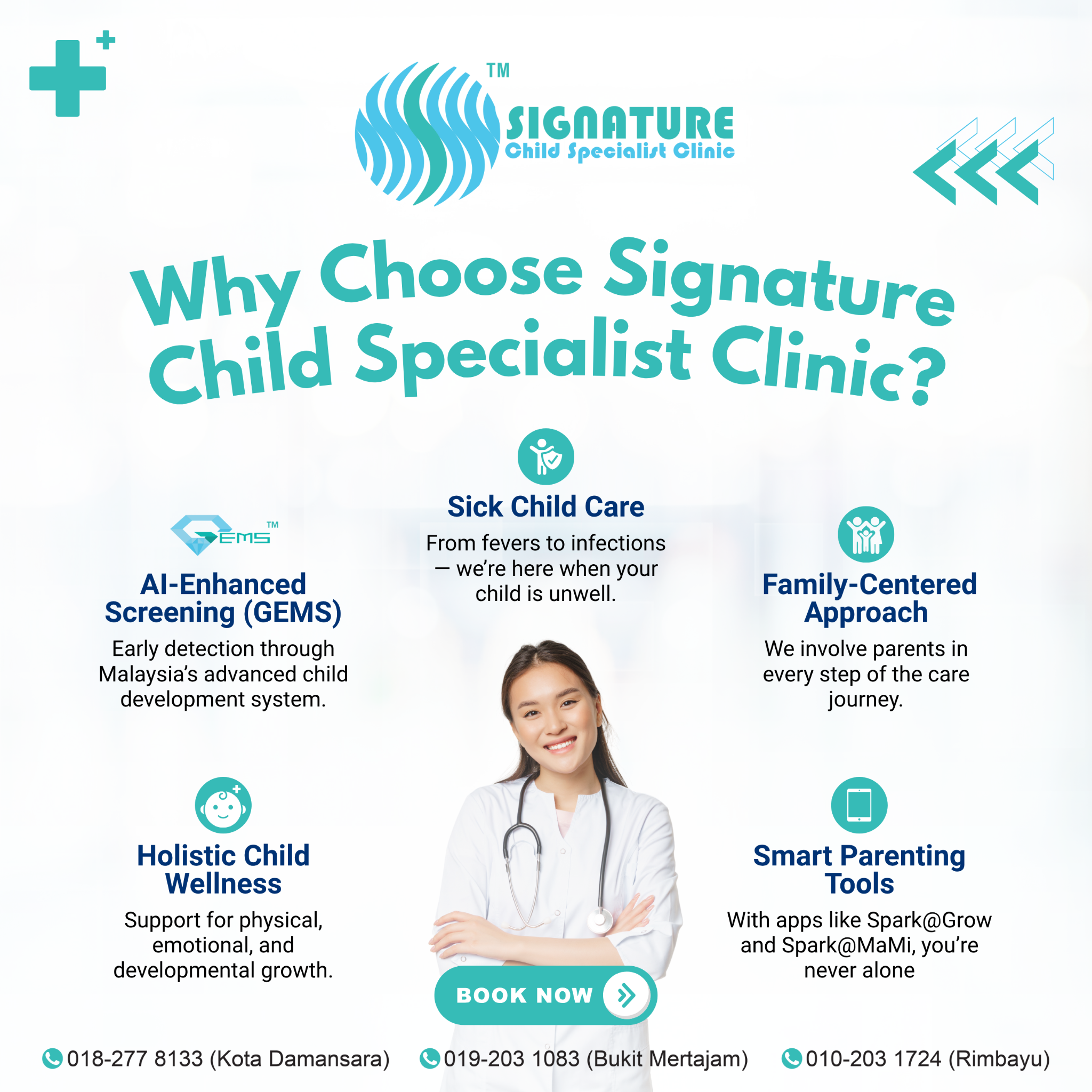Signature Child Specialist Clinic Facebook ad