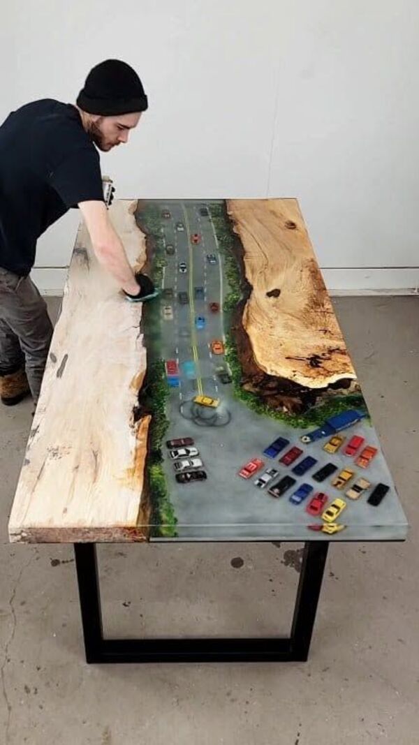 Epoxy Resin Art  Facebook ad