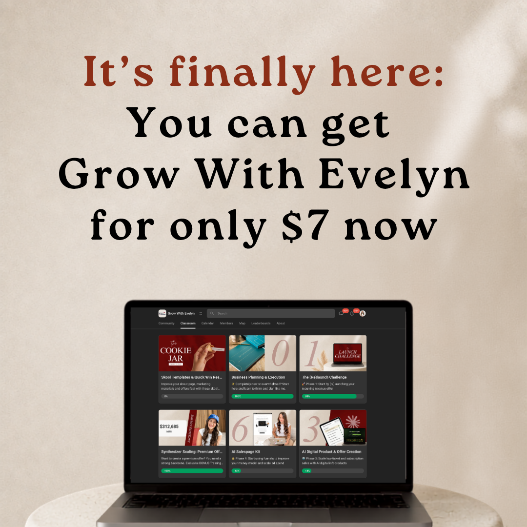 Evelyn Weiss Coaching Facebook ad