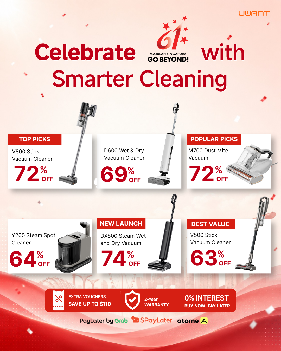 Uwant Singapore Facebook ad from Aug 4, 2026