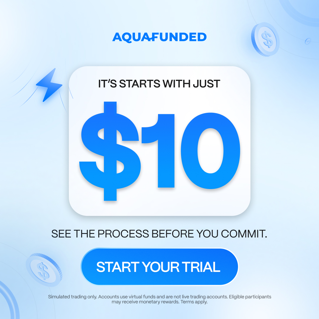 The Aqua Funded Facebook ad: Start With A $5K Demo Account For $10