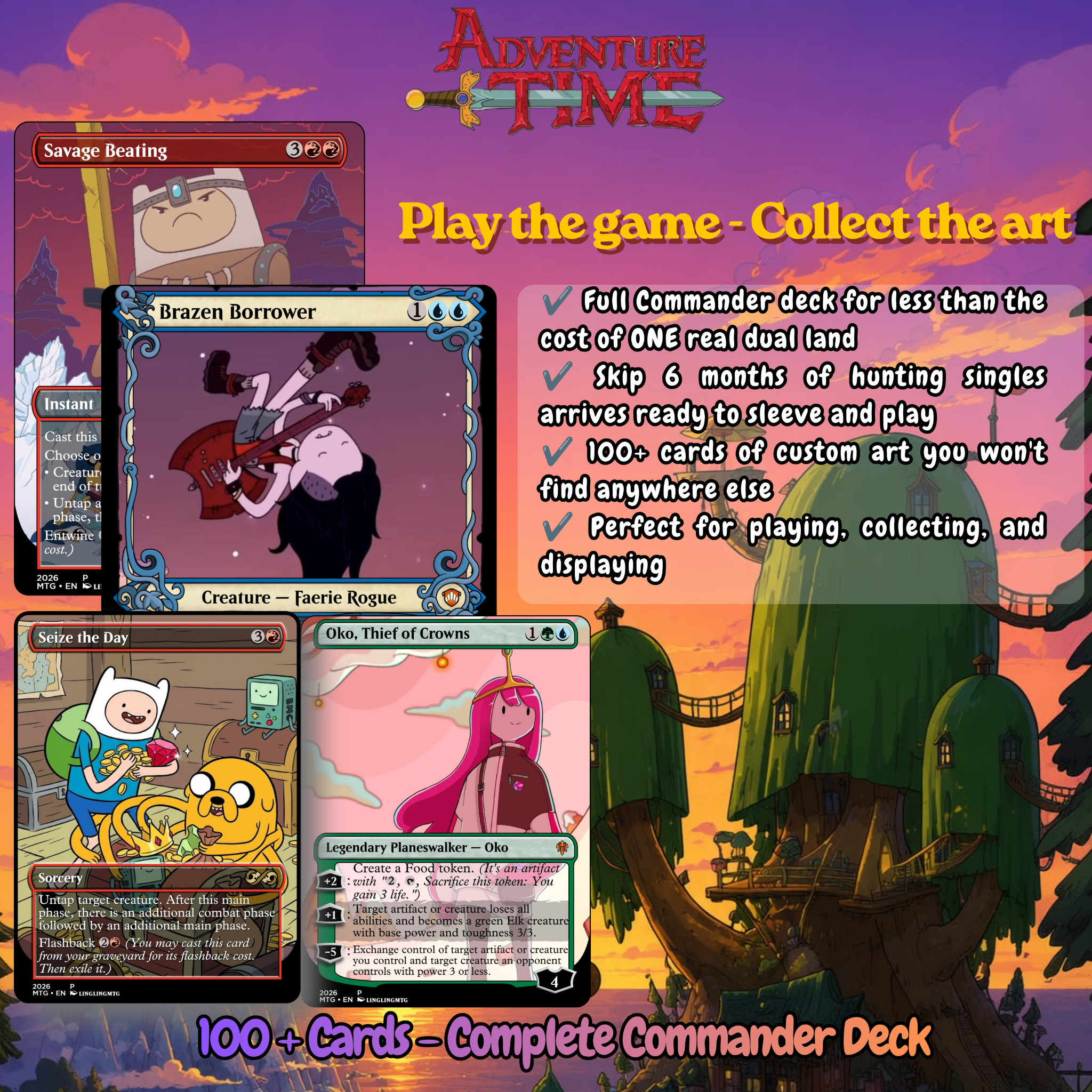 MTGproxyhub Facebook ad: Jake the Dog is now a Magic card and I need it immediately