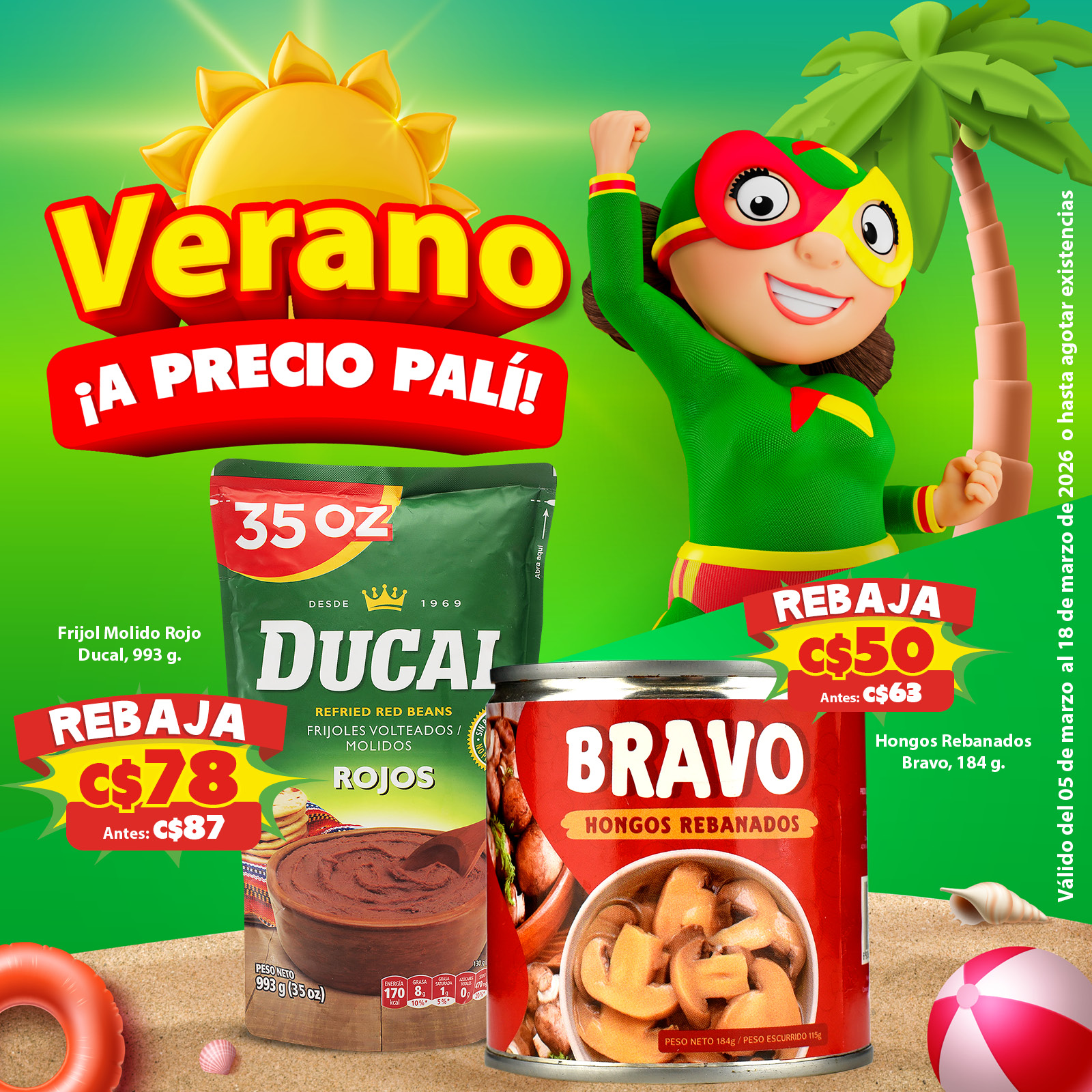 Pali y  Maxi Palí Nicaragua Facebook ad