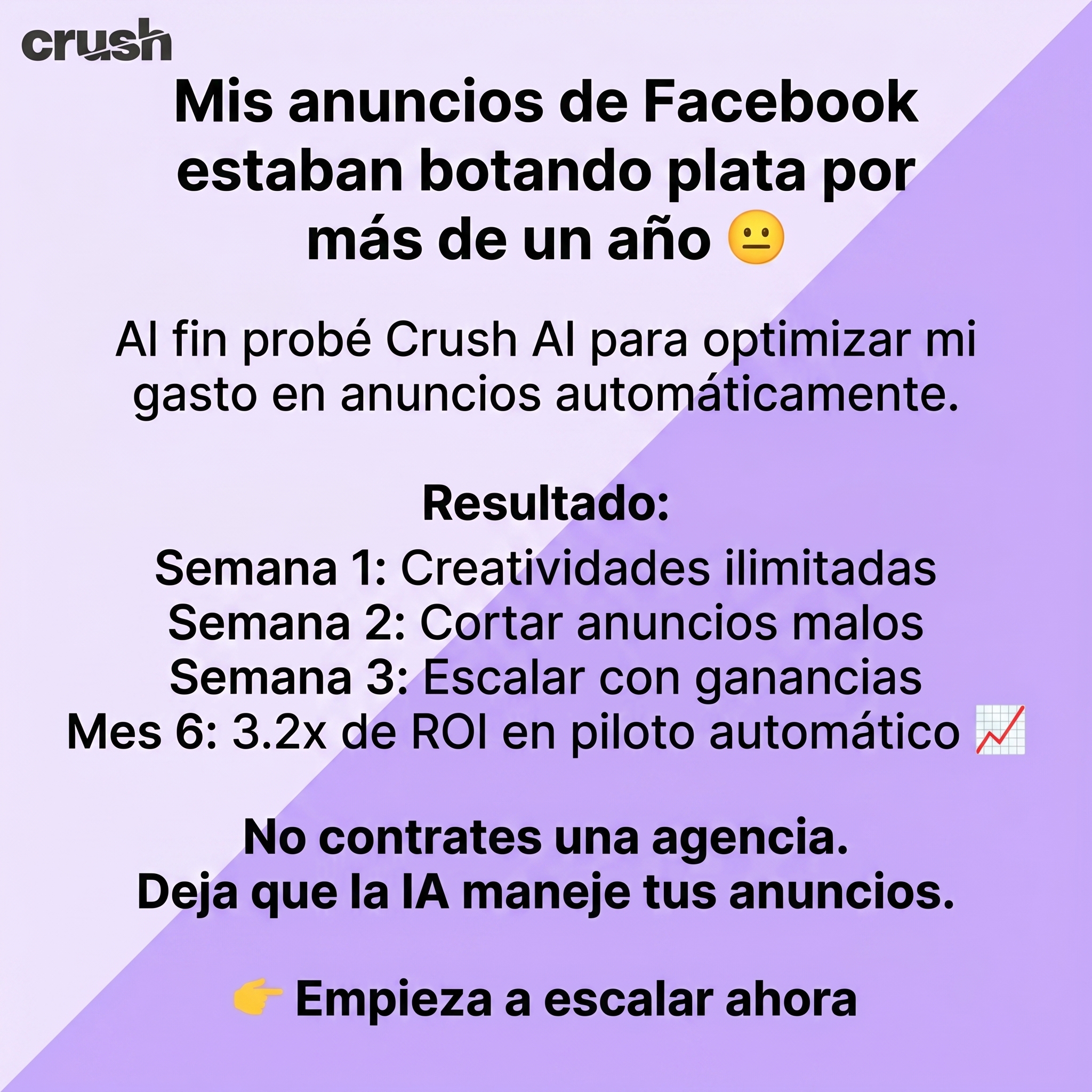 trycrush.ai Facebook ad