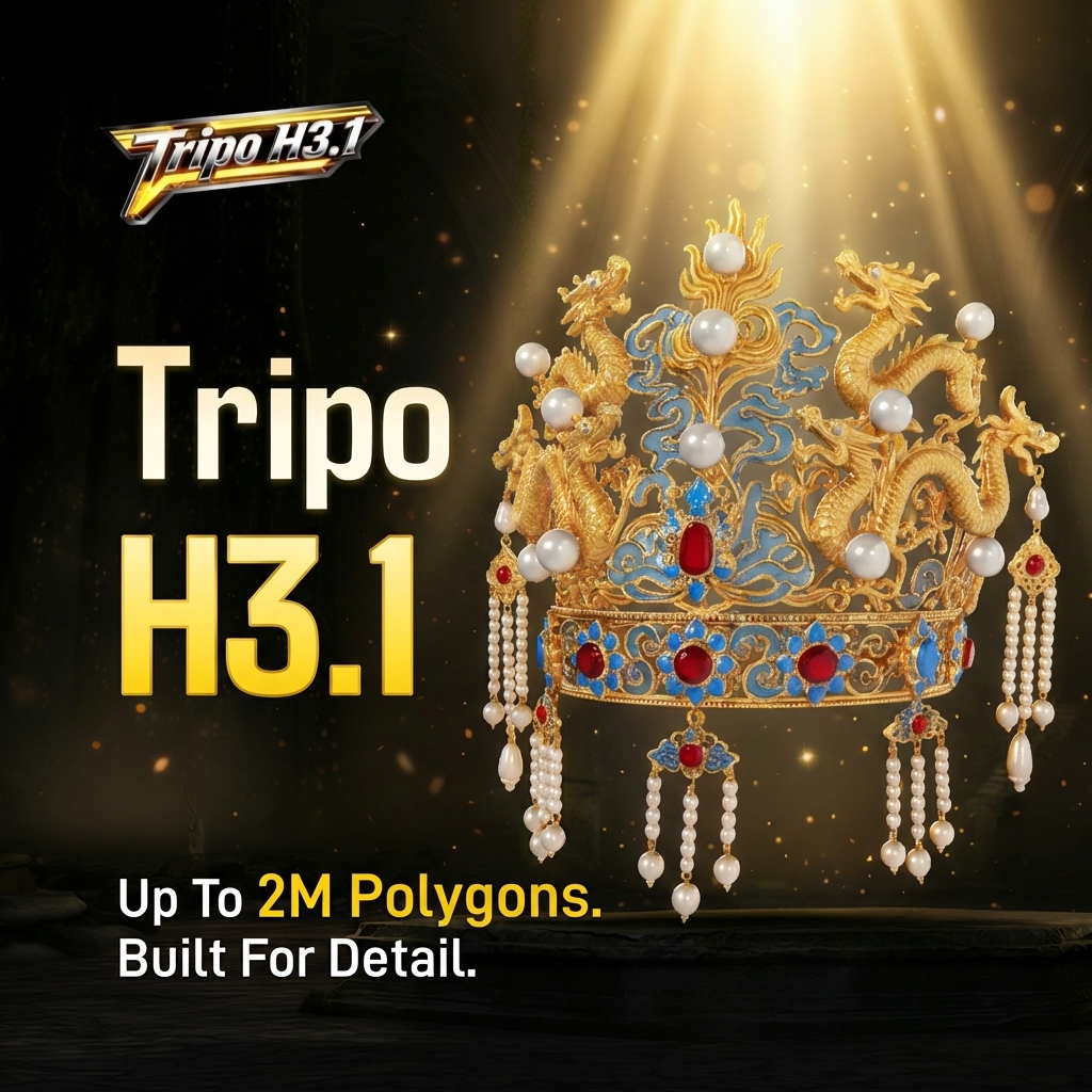Tripo3D Facebook ad