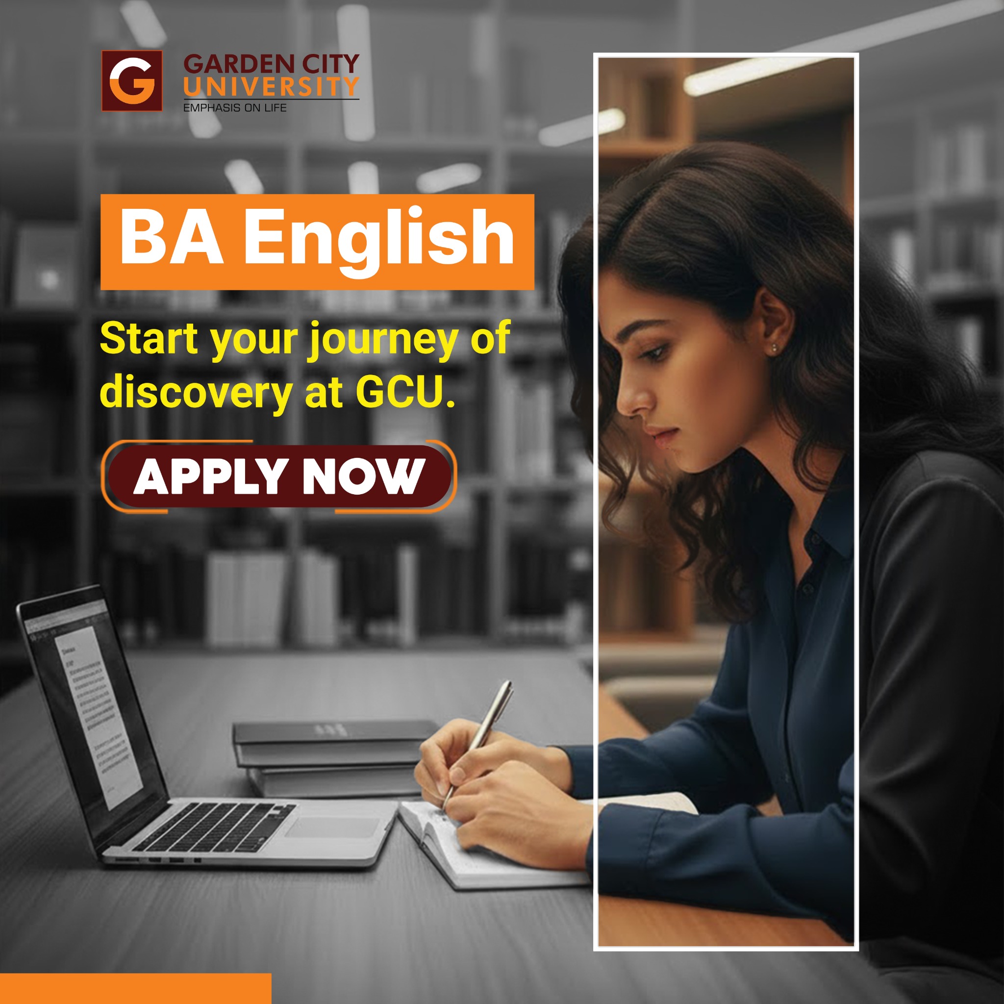 Garden City University Facebook ad