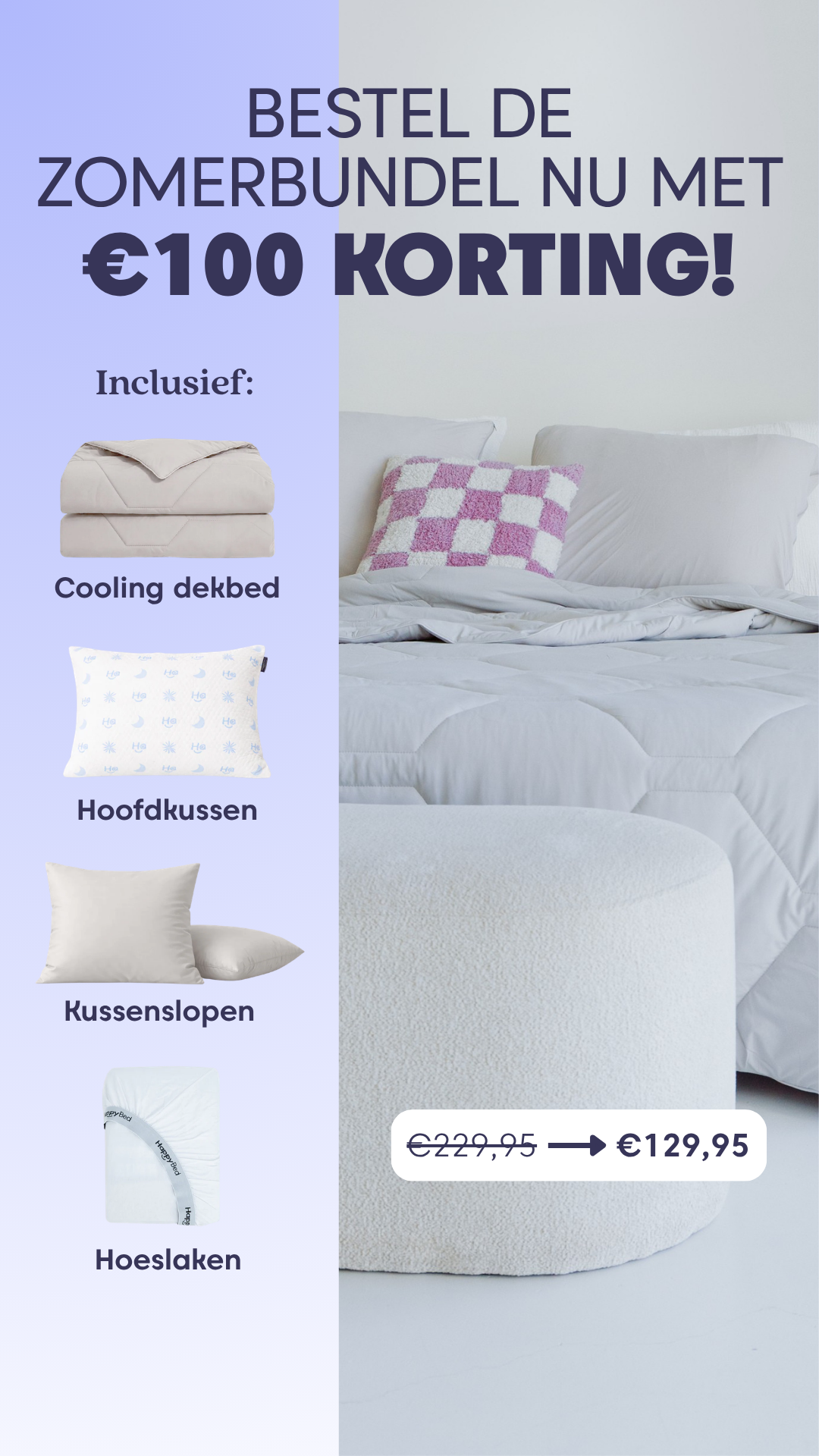 HappyBed Facebook ad