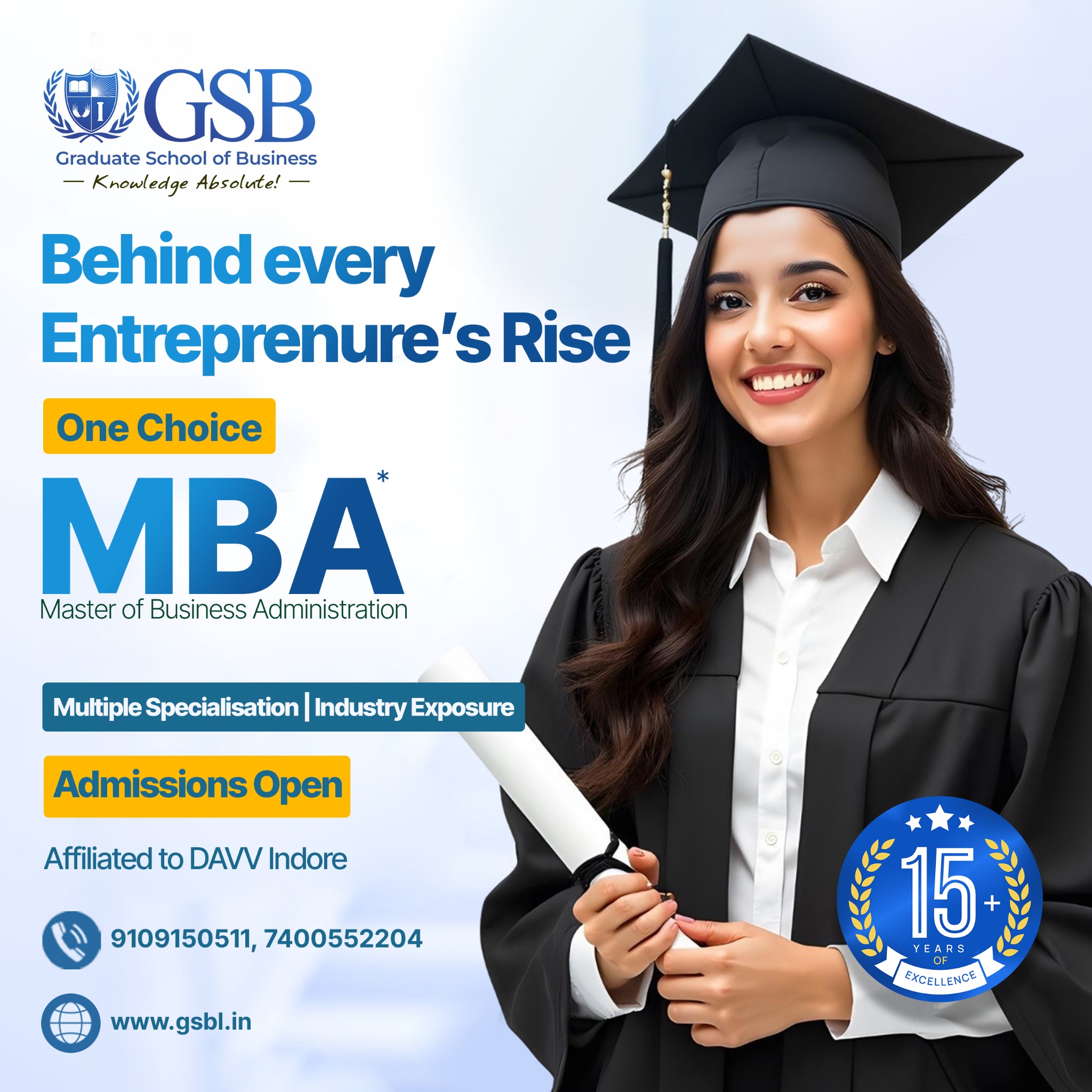 Graduate School of Business (GSB) Facebook ad