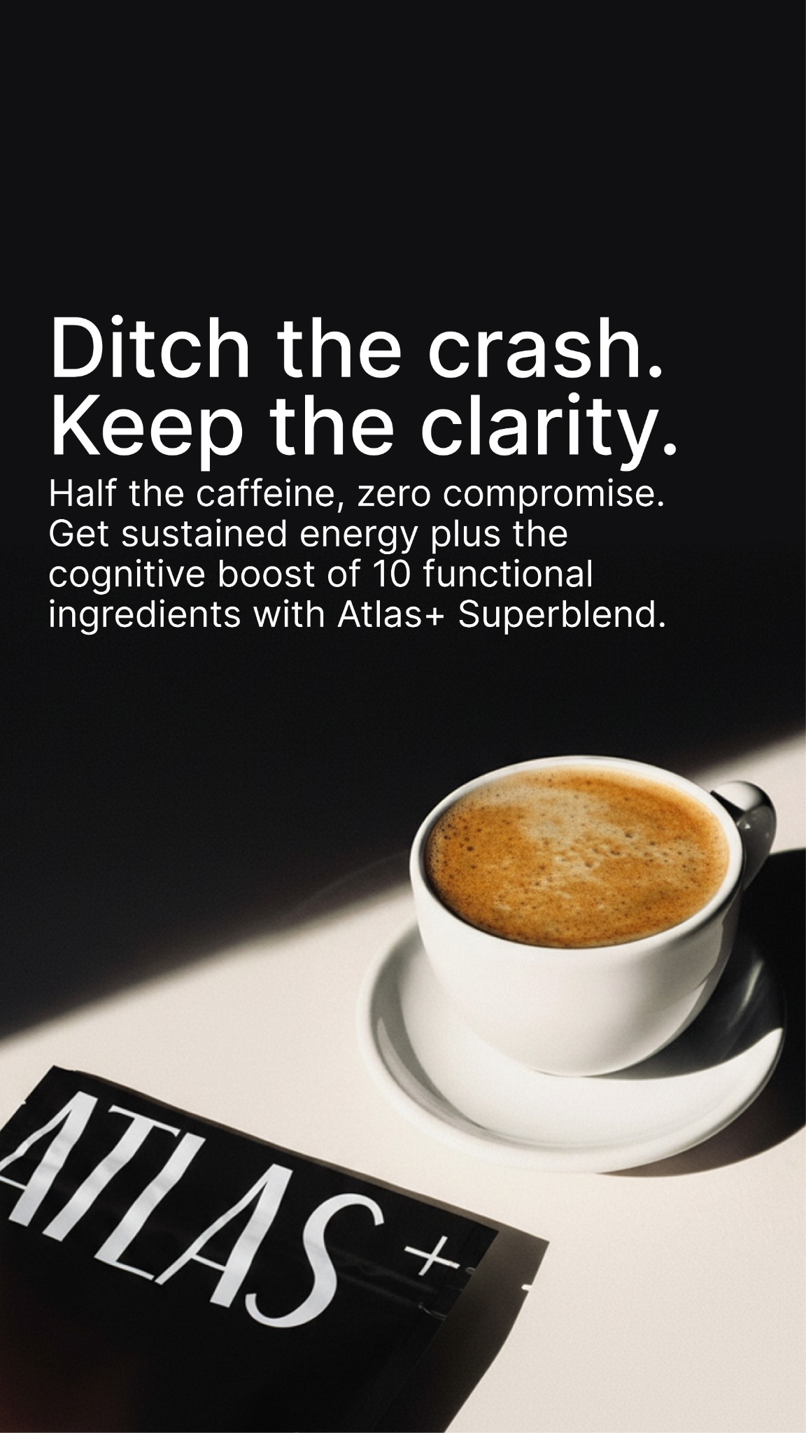 Atlas+ Coffee Facebook ad
