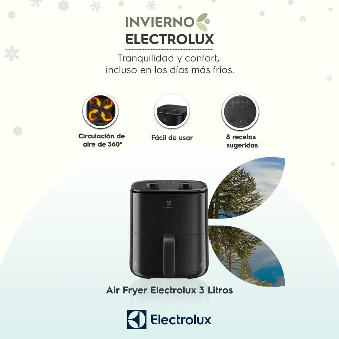 Electrolux Facebook ad: Ha llegado el invierno y, en este momento…