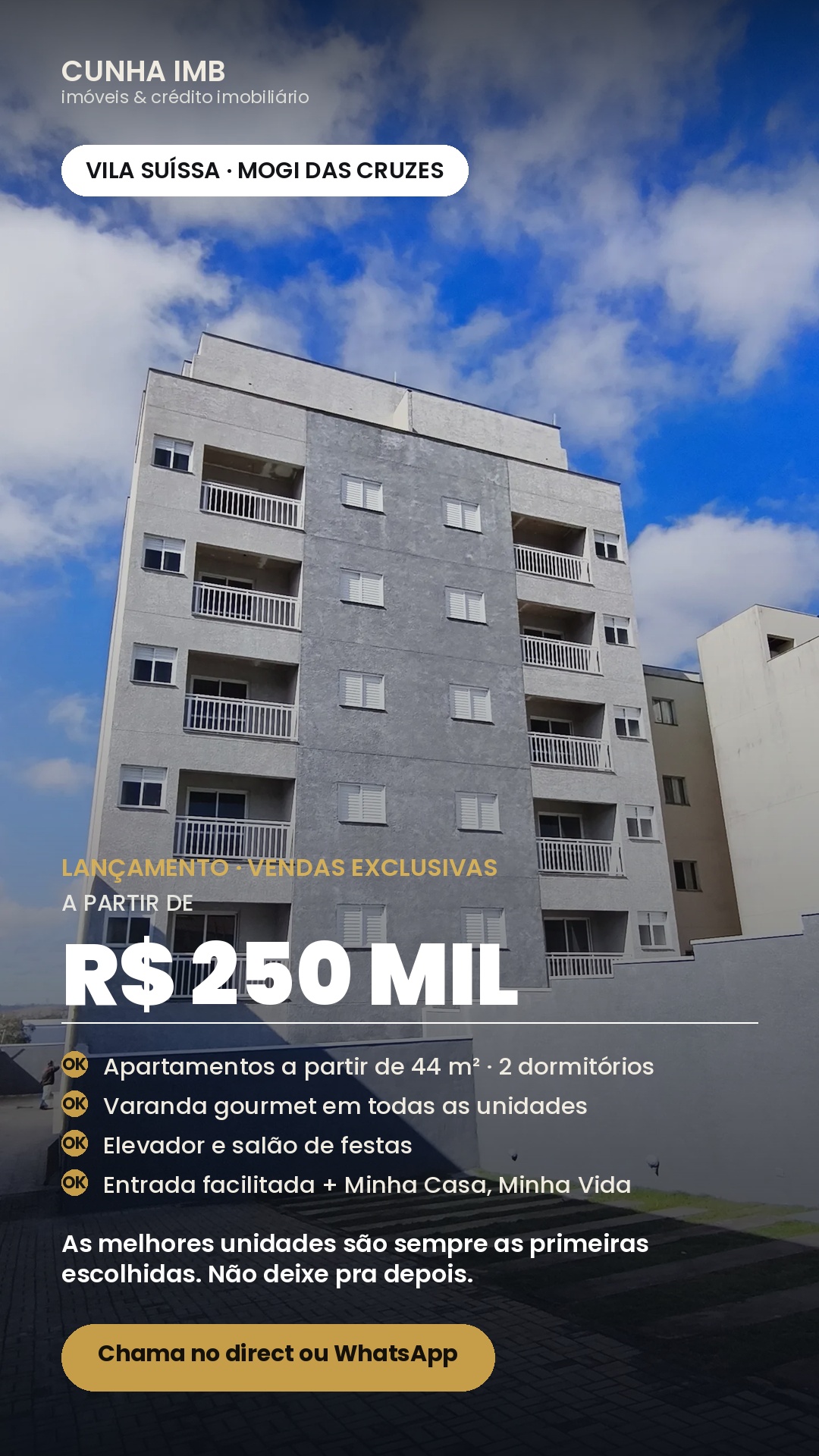 Cunha IMB Facebook ad from Jul 20, 2026